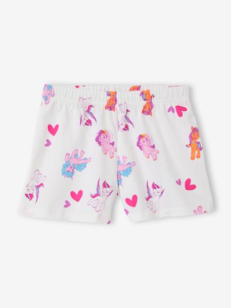 Pijama My little Pony® con short blanco estampado 