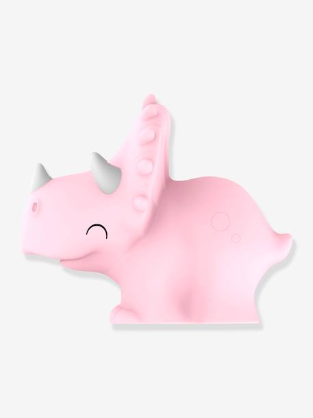 Lámpara de noche recargable Roxy la triceratops - DHINK KONTIKI rosa 