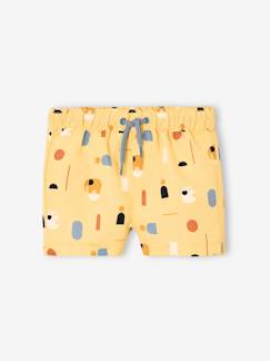 Ecorresponsables-Bañador short estampado geométrico para bebé niño