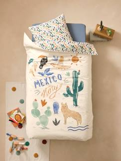 -Conjunto de funda nórdica + funda de almohada con algodón reciclado MEXICOOL