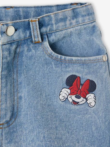 Short Disney® Minnie de denim bordado denim natural 