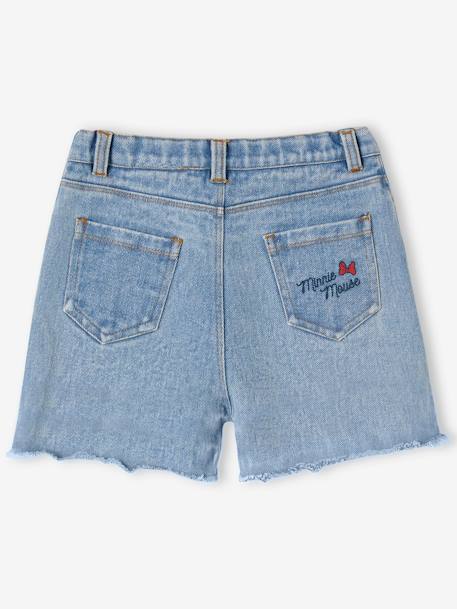 Short Disney® Minnie de denim bordado denim natural 