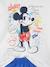 Pijama con short bicolor Disney® Mickey azul 