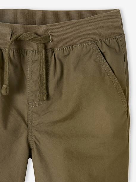 Pantalón pesquero ligero convertible en bermudas para niño aceituna+azul oscuro+beige 