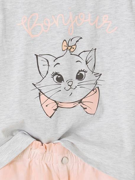 Conjunto de bebé t-shirt + calções, Marie dos Aristogatos da Disney® rosa rosa pálido 