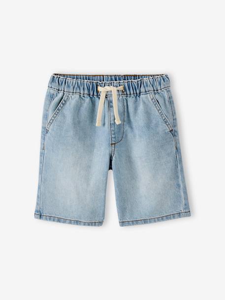 Bermudas vaqueras fáciles de vestir para niño doble stone+stone 