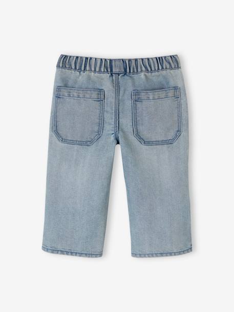 Pantalón pesquero de denim indestructible y transformable en bermudas, para niño doble stone 