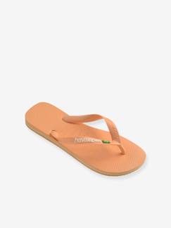 Calzado-Chanclas infantiles Brasil Logo HAVAÏANAS