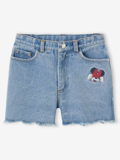 Short Disney® Minnie de denim bordado denim natural 