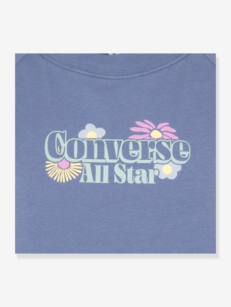 Camiseta flores CONVERSE gris pizarra 