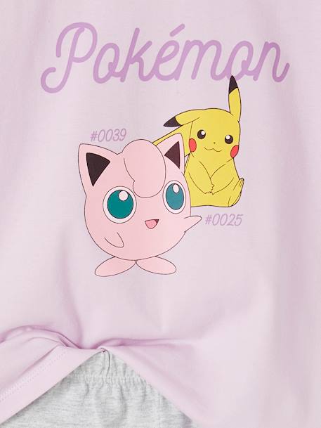 Pijama con short Pokémon® bicolor lavanda 