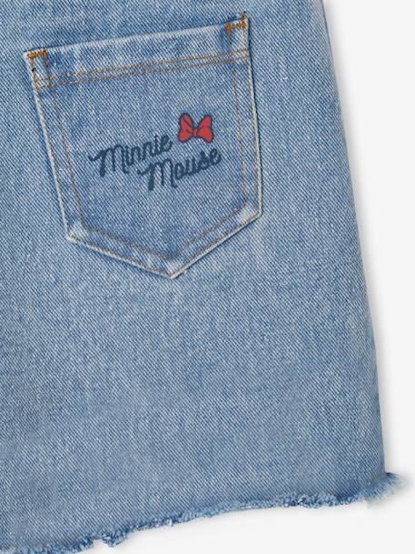 Short Disney® Minnie de denim bordado denim natural 