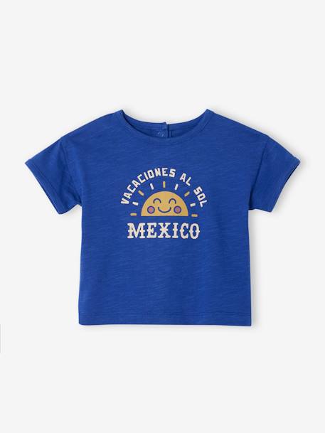 camisetas-Bebé-Camisetas-Camisetas-Camiseta de manga corta sol para bebé