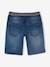 Bermudas fáciles de vestir para niño de felpa estilo denim denim gris+doble stone+stone 