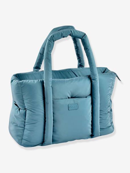 Bolso cambiador Paris Puffy BEABA azul+gris+gris jaspeado 