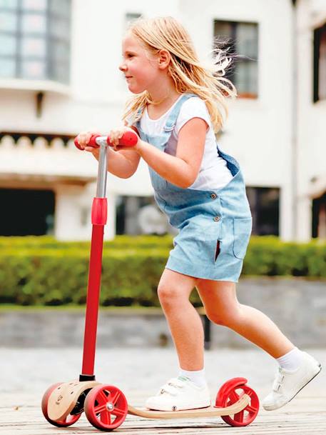 Patinete HAPE Rojo claro liso con motivos 