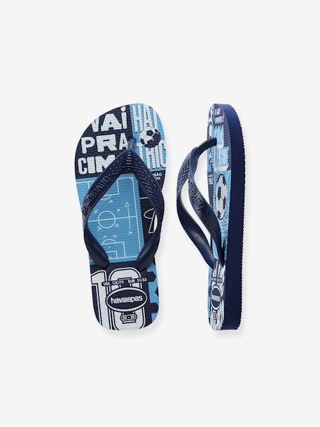 Chanclas infantiles Brasil Logo HAVAIANAS azul 