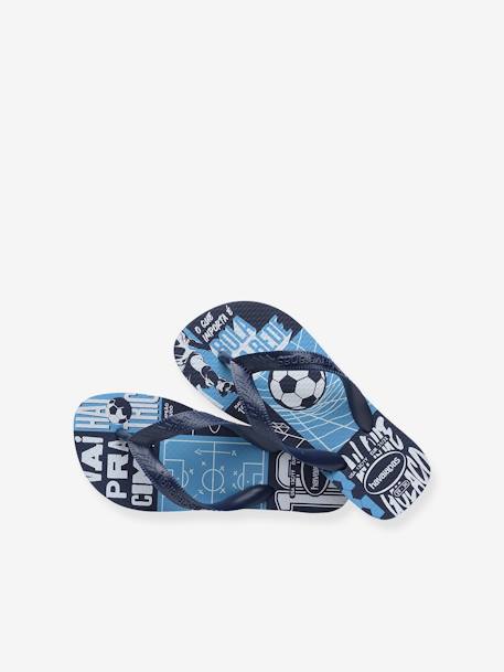 Chanclas infantiles Brasil Logo HAVAIANAS azul 