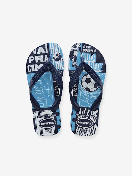 Chanclas infantiles Brasil Logo HAVAIANAS azul 