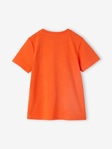 Camiseta personalizable de manga corta, para niño azul marino+AZUL MEDIO LISO CON MOTIVOS+blanco+mandarina+MARRON OSCURO LISO CON MOTIVOS+VERDE MEDIO LISO CON MOTIVOS 