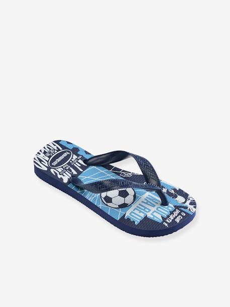 Chanclas infantiles Brasil Logo HAVAIANAS azul 