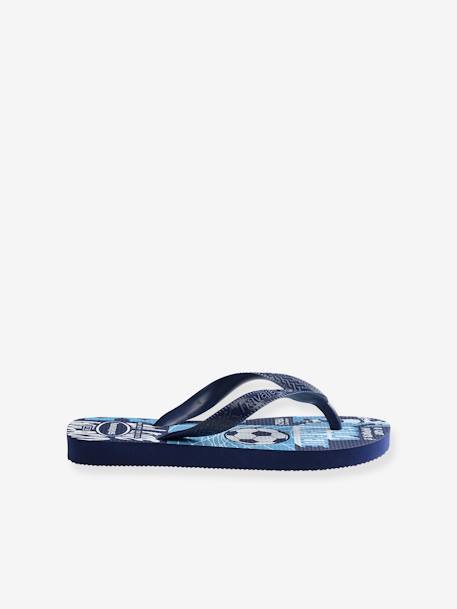 Chanclas infantiles Brasil Logo HAVAIANAS azul 