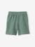 Short de gasa de algodón para niño azul intenso+verde 