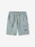 Short deportivo estilo cargo para niño azul marino+verde agua 