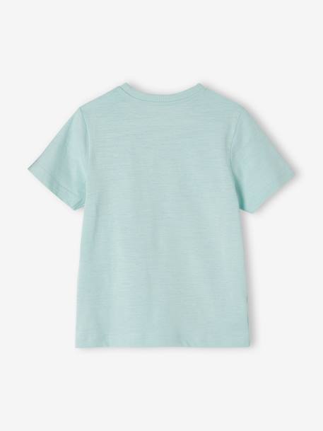 Camiseta personalizable de manga corta, para niño azul marino - Vertbaudet