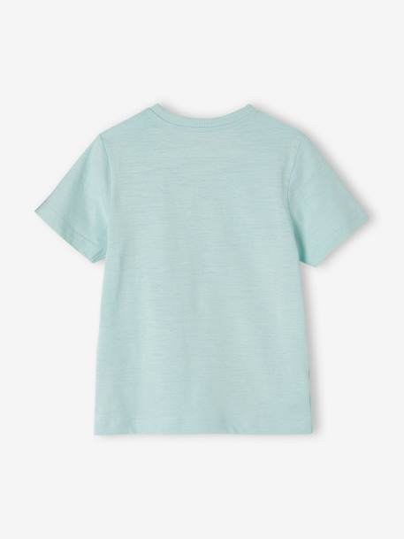 Camiseta personalizable de manga corta, para niño azul marino+AZUL MEDIO LISO CON MOTIVOS+azul turquesa+blanco+mandarina+MARRON OSCURO LISO CON MOTIVOS+VERDE MEDIO LISO CON MOTIVOS 