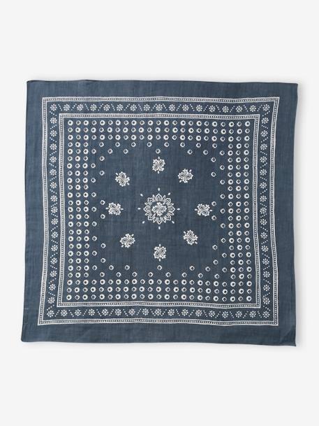 Pañuelo bandana unisex infantil azul grisáceo 