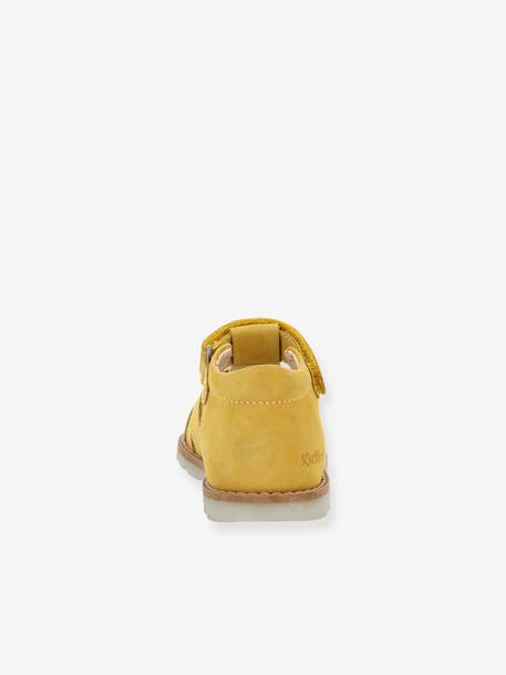 Sandalias de piel Nonopi 927622-10-7 KICKERS® para bebé amarillo 