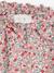 Pantalón pesquero de gasa de algodón estampado de flores, para niña AZUL MEDIO ESTAMPADO+blanco estampado+rosado 