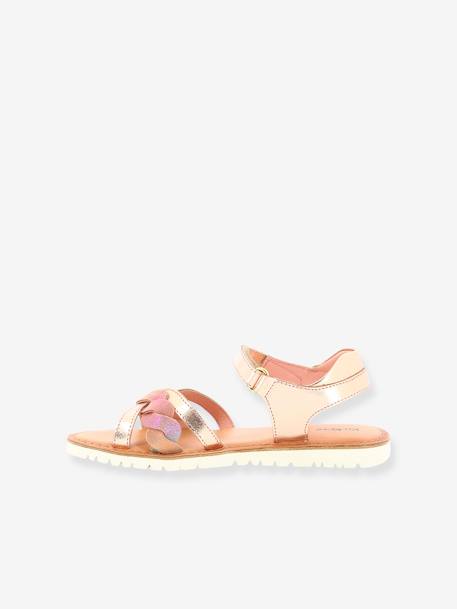 Sandalias de piel Betty 694792-30-13 KICKERS® infantiles rosa 