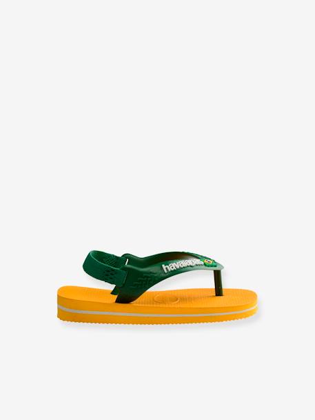 Chanclas Baby Brasil Logo II HAVAIANAS amarillo 