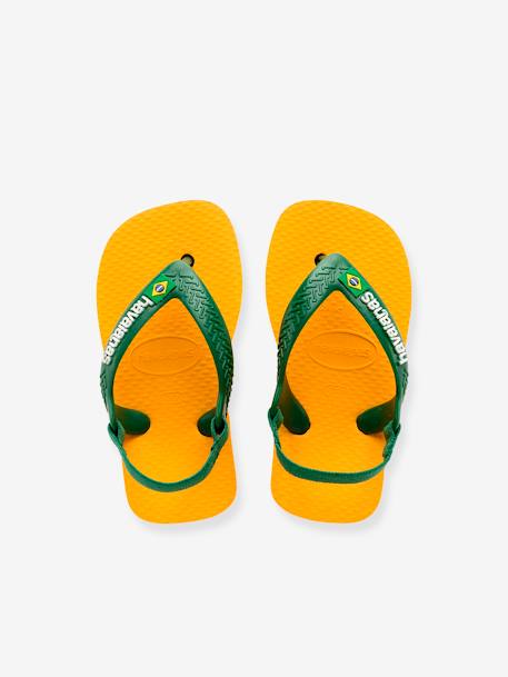 Chanclas Baby Brasil Logo II HAVAIANAS amarillo 