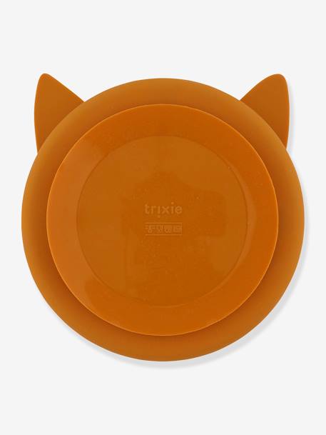 Plato de silicona con compartimentos TRIXIE Animal naranja+nude+verde 