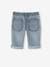 Pantalón pesquero de denim indestructible y transformable en bermudas, para niño doble stone 