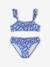 Bikini flores niña colección Team Familia azul estampado 