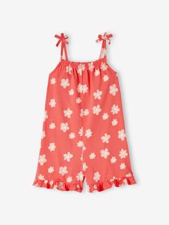 Niña-Monos, petos-Monoshort con volantes para niña