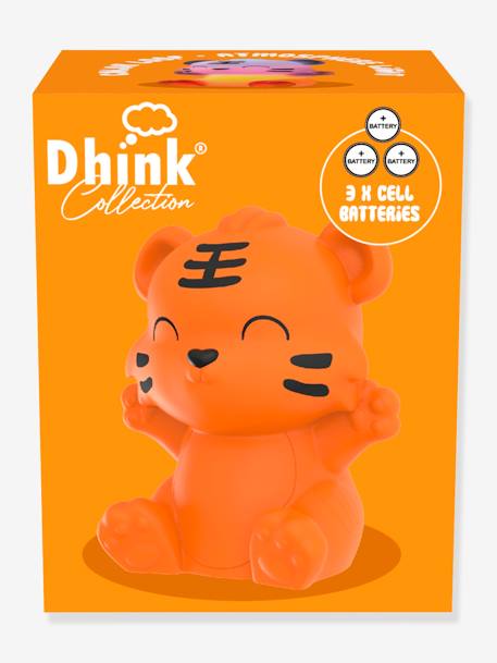 Luz nocturna mini Tigre - DHINK KONTIKI naranja 