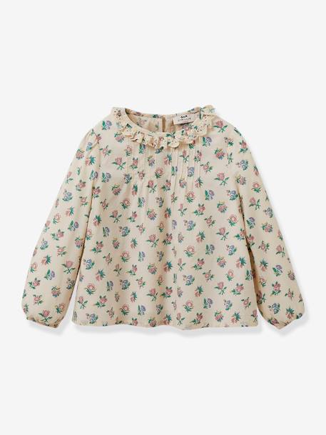 Blusa estampada Suzy niña CYRILLUS crudo 