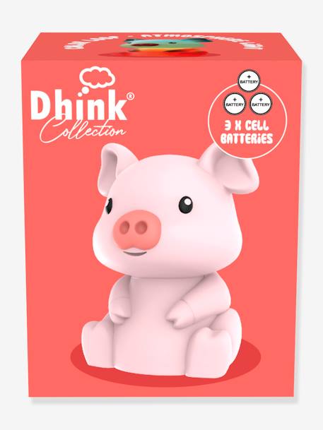 Luz nocturna mini Cerdito - DHINK KONTIKI rosa 