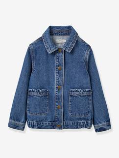 Niña-Abrigos y chaquetas-Chaquetas y chalecos-Chaqueta denim niña CYRILLUS