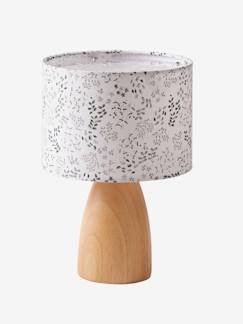 -Lámpara de mesa con estampado de flores