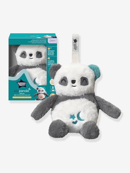 Peluche para ayudar a dormir con luz y sonido Deluxe TOMMEE TIPPEE Pippo el Panda gris 