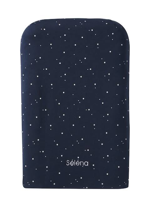 Funda para colchón cambiador de algodón AZUL OSCURO ESTAMPADO+Blanco claro estampado+GRIS CLARO JASPEADO+VERDE CLARO LISO CON MOTIVOS 