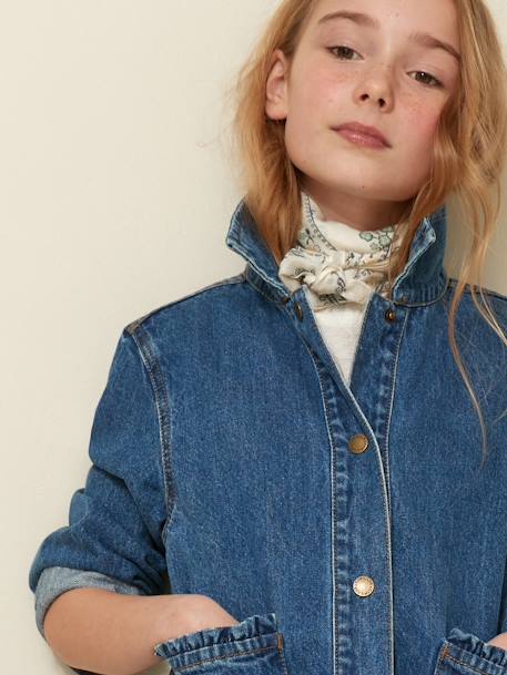 Chaqueta denim niña CYRILLUS stone 