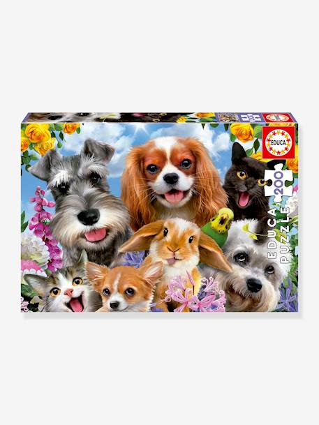 Puzzle 200 piezas: Selfie de Animales - EDUCA multicolor 