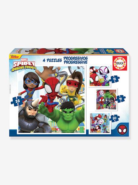 Puzzles Progresivos Spidey & His Amazing Friends - EDUCA multicolor 